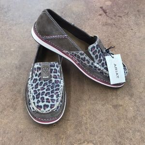 Ariat leopard cruisers